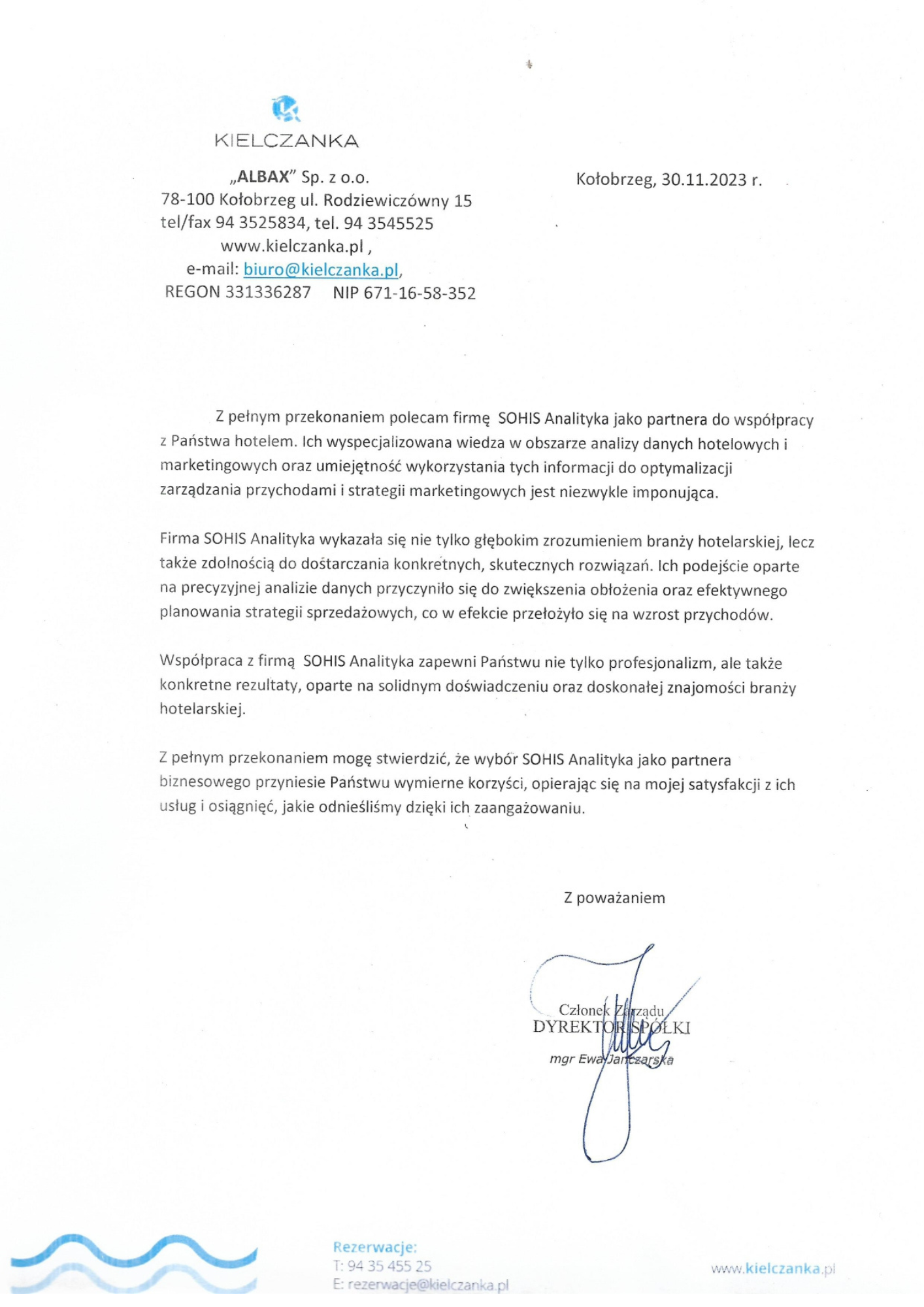 Kielczanka Referencje